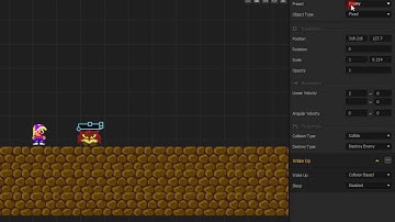 Buildbox tutorial , how to kill enemy with bounce off .