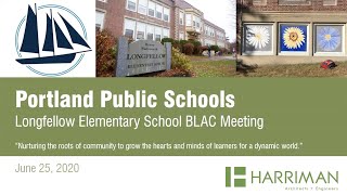 Longfellow School Building Level Advisory Committee Meeting June 25, 2020