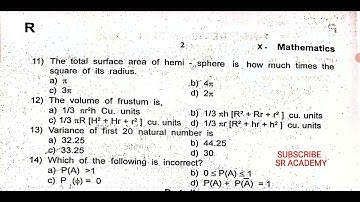 10th standard maths first revision test 2023 original question paper nagappattinam dt English medium