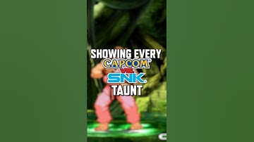 CAPCOM VS SNK - ALL TAUNTS #SNK #Capcom #CVS #CapcomvsSNK