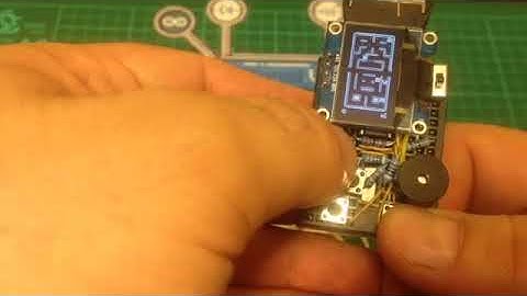 Play Pac-Man in the most adorable way possible「ATtiny85 」