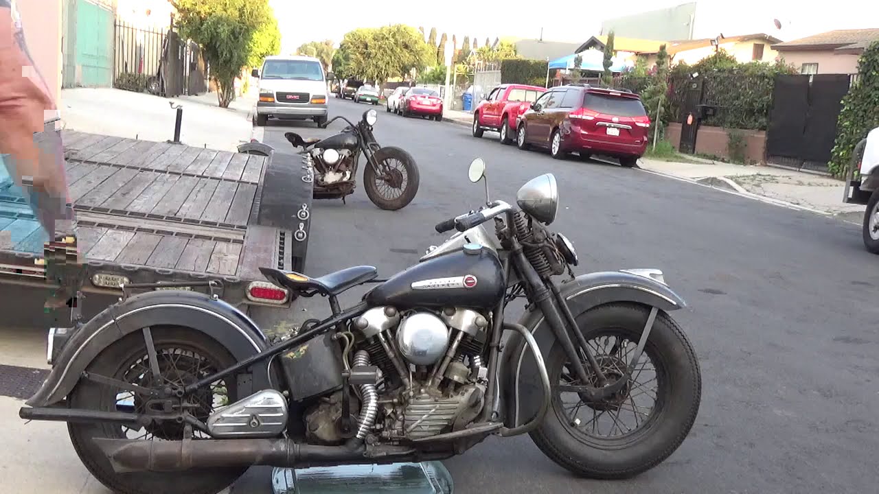 Hunting Harleys, 1947 Knucklehead, 1st fire since 2013