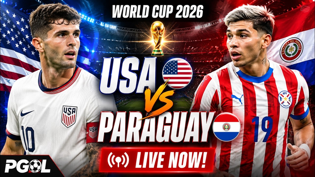 USA vs Paraguay LIVE  FIFA World Cup 2026 | Full Match Commentary & Watch Along