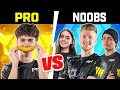 3 NOOBS VS 3 ROCKET LEAGUE PROS!