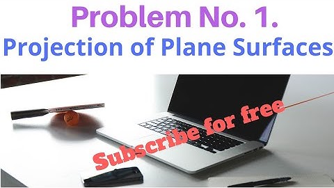 Projection of Plane Surfaces (Engineering Graphics) in English by Girish Kallihal