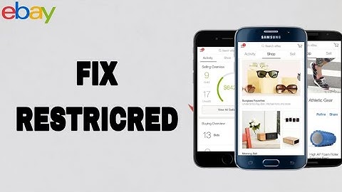 How To Fix And Solve Restricted On Ebay App | Final Solution