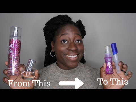 How to Refill Travel Size Toiletries