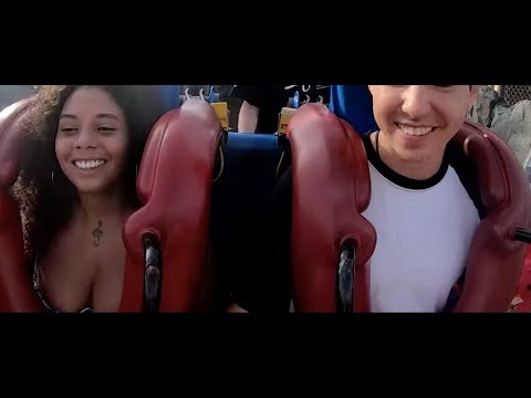 Braless Slingshot Ride | Boobs Failing Out