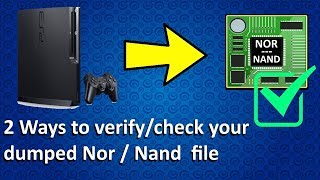 PS3 tutorial - Two ways to check & Verify your dumped Nor / Nand file! PS3dumpcheck or Python