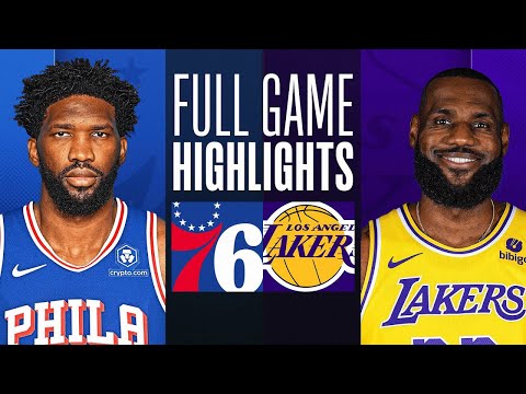 LA Lakers vs Philadelphia 76ers Full Game Highlights | Mar 22 | NBA Regular Season 2024