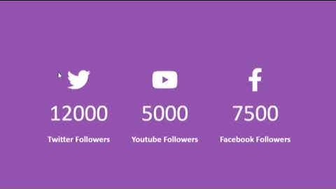 Social media followers increment counter. I use HTML, CSS, Javascript to build this project..