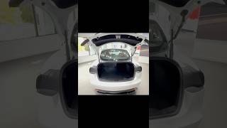 2025 Tesla Model 3 Trunk Space | Pearl White Color