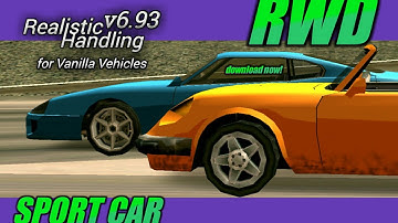 Now Comet & Jester is RWD - Realistic Handling v6.93 Vanilla Edition - GTA SA