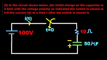 RC circuit transient analysis II Problem 5