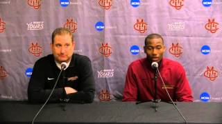 Basketball Coach Andy Shantz and Kabir West