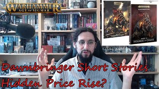Games Workshops hidden Price rise is here! And Story between Dawnbringer Book 5 and 6! #newaos