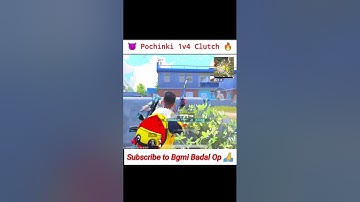 😱 Pochinki Rush 🤬 Enemy 1v4 Clutch🔥 In Bgmi WhatsApp Status #bgmi #pubgmobile #shorts #500subs