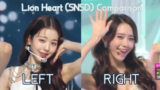 lion heart voice comparison - ive \u0026 snsd