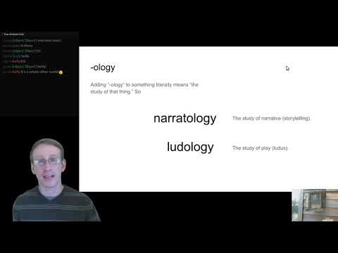 "Ludology and Narratology" (Games and Culture, 1/19/21)