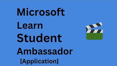 Microsoft Learn Student Ambassador | Application Video 2024