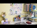 desk makeover 🌻 decorating my new desk and wall and organizing my stationery | Philippines