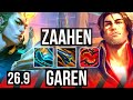 ZAAHEN vs GAREN (TOP) | EUW Master | 26.9