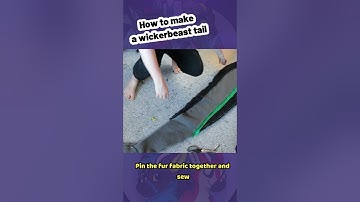 How To Make A Wickerbeast Fursuit Tail  #fursuit #fursuitmaker #costume #tutorial #howto