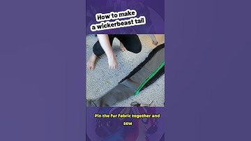 How To Make A Wickerbeast Fursuit Tail  #fursuit #fursuitmaker #costume #tutorial #howto