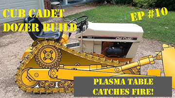 Cub Cadet Dozer Build EP # 10, Extreme Frame Mods!