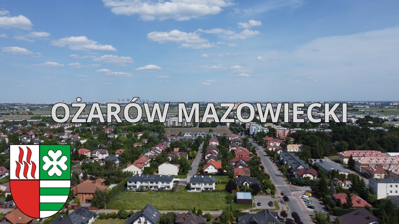 Ożarów Mazowiecki z lotu ptaka