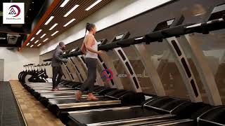Step Inside: Immersive 3D Gym Walkthrough Designed by Vision Pillars