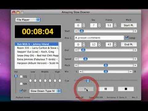 Amazing Slow Downer (awesome guitar time stretch software)