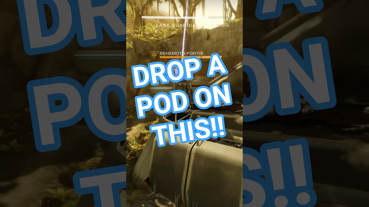 Who knew dropping a cabal pod could be so healing? #destiny2 #shorts