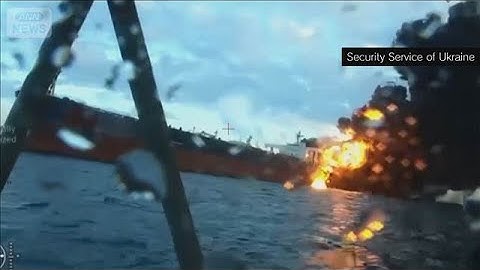 ロシア「影の船団」をウクライナが攻撃 　原油積出の拠点に向かうタンカーを爆破(2025年11月30日)