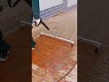 Cleaning dust and dirt on pathways using simple tools #shorts