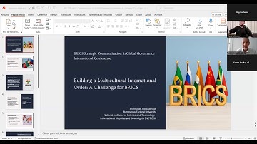 "BRICS Strategic Communication in Global Governance" - PANEL 3: GLOBAL GOVERNANCE