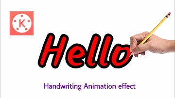 How to make Handwriting video in Kinemaster|| Handwriting Animation tutorial