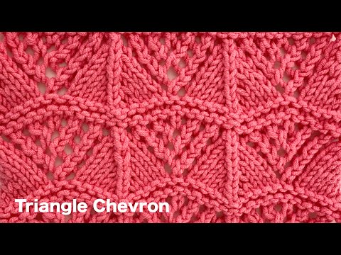 Triangle Chevron | Knitting Stitch Patterns For Ladies