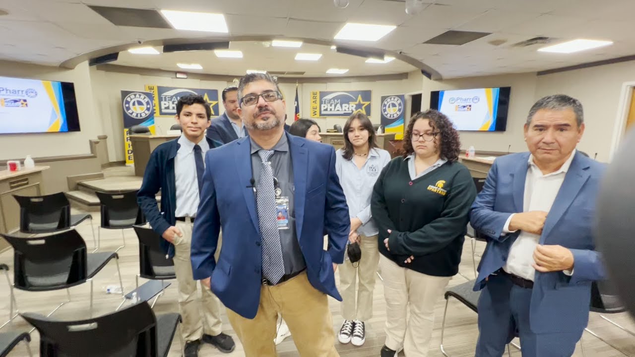 vanguard-academy-students-at-pharr-bridge-board-youtube