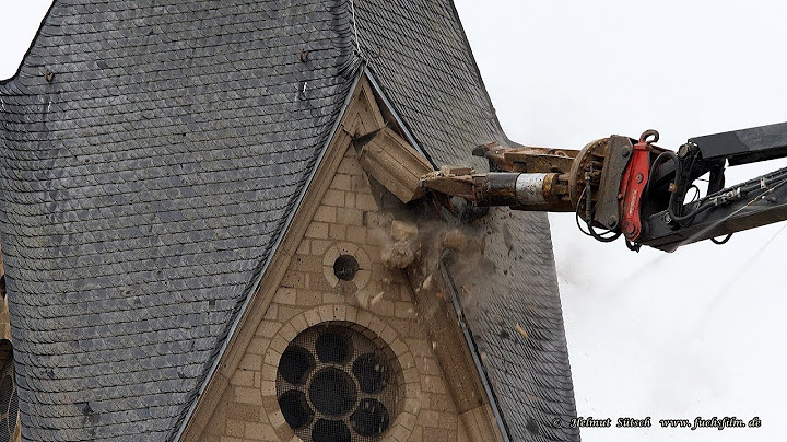 Immerather Dom wird abgerissen – demolition of a cathedral – Kirchenabriss