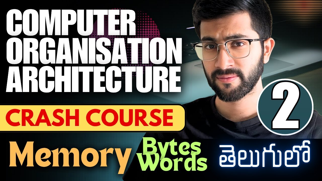 02 computer organization architecture coa in telugu memory