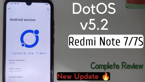 dotOS v5.2 - OFFICIAL | Android 11 | Redmi Note 7/7S | Best Looking Ui | LAVENDER ROM!!