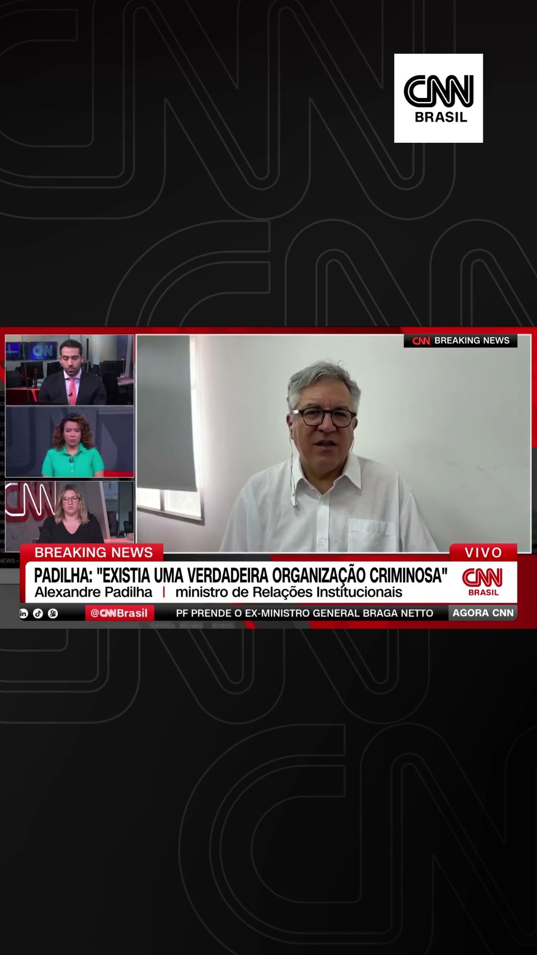 “Verdadeira organização criminosa”, diz Padilha após prisão de Braga Netto