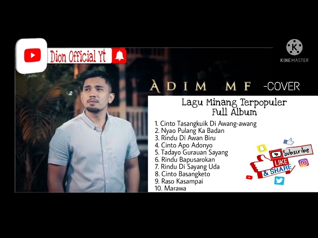 Lagu Minang Terpopuler | Cover Adim MF Full Album class=