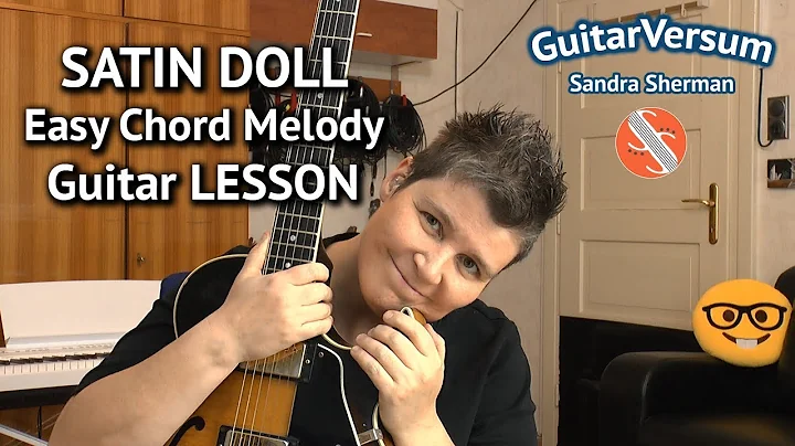 SATIN DOLL - Easy Chord Melody LESSON - Jazz Guita...