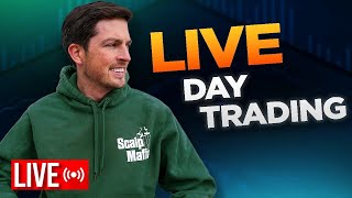 🔴LIVE FUTURES DAY TRADING - Nasdaq Day Trading - Trading 20 $50K Apex EOD PA Accounts