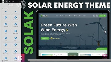 Solar Energy Website - Solak - Ecology & AI Solar Energy WordPress Theme