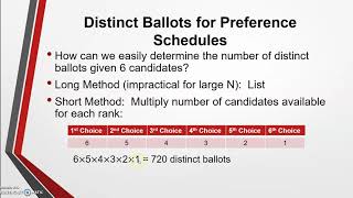 MA 111 Voting Theory PowerPoint slides 9-14