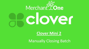 Clover Mini | Manual Settlement/Closing Batch | M1 Tech Support