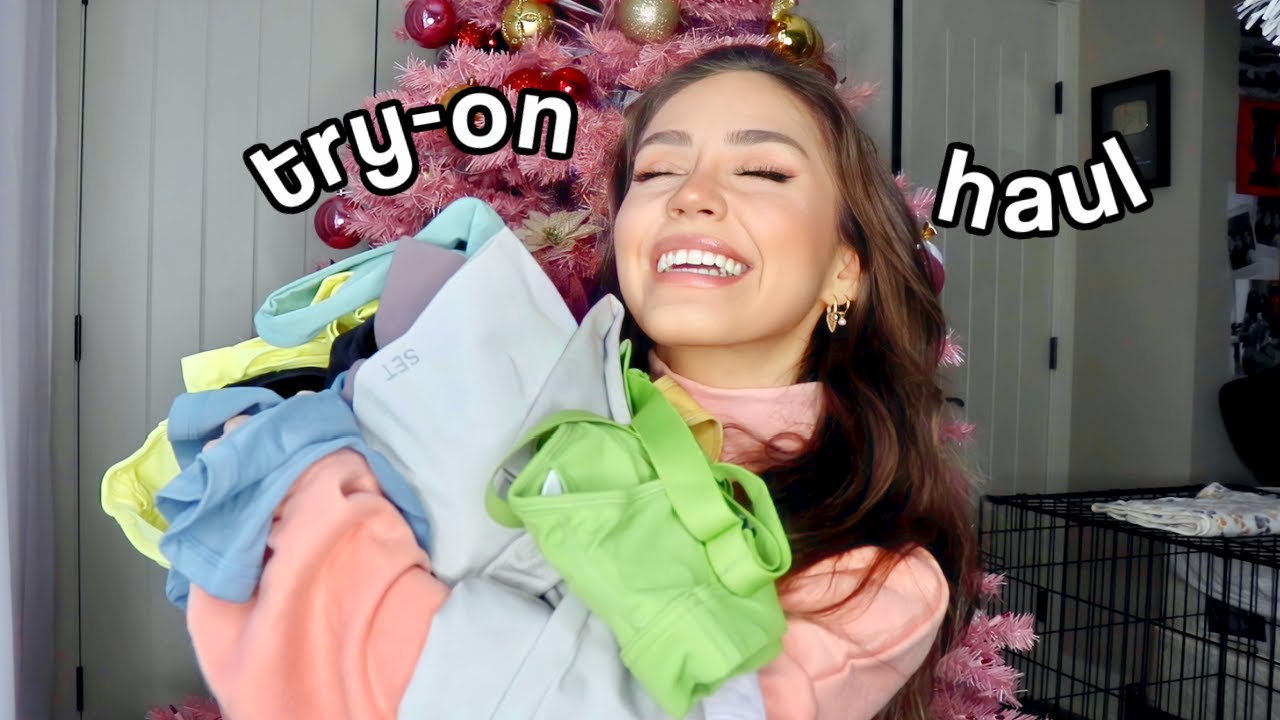 HUGE Try-On Haul | best leggings ever ♡ - YouTube